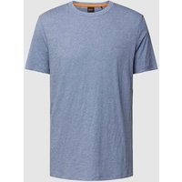 BOSS Orange T-Shirt mit Label-Print in Hellblau, Größe S von Boss Orange