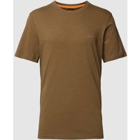BOSS Orange T-Shirt mit Label-Print in Oliv, Größe L von Boss Orange