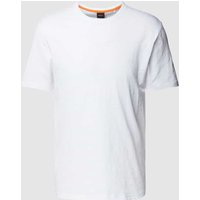 BOSS Orange T-Shirt aus reiner Baumwolle in Weiss, Größe S von Boss Orange
