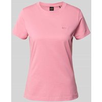 BOSS Orange T-Shirt mit Label-Stitching Modell 'Esogo' in Pink, Größe XS von Boss Orange