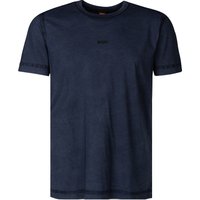 BOSS Orange Herren T-Shirt blau Baumwolle von Boss Orange