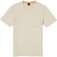 BOSS Orange Herren T-Shirt beige Baumwolle von Boss Orange