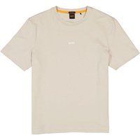 BOSS Orange Herren T-Shirt beige Baumwolle von Boss Orange