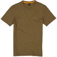 BOSS Orange Herren T-Shirt grün Baumwolle von Boss Orange