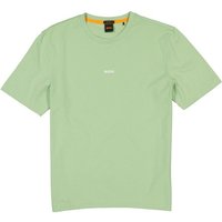 BOSS Orange Herren T-Shirt grün Baumwolle von Boss Orange