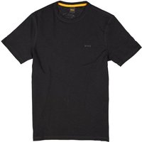 BOSS Orange Herren T-Shirt schwarz Baumwolle von Boss Orange