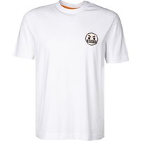 BOSS Orange Herren T-Shirt weiß Baumwolle von Boss Orange