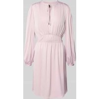BOSS Orange Tailliertes Knielanges Kleid aus Satin Modell 'DECLY' in Rosa, Größe 42 von Boss Orange