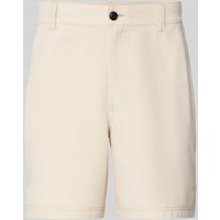 BOSS Orange Tapered Bermudas aus Lyocell-Mix Modell 'SANDREW-5' in Sand, Größe 30 von Boss Orange