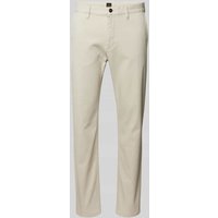 BOSS Orange Tapered Fit Chino mit Eingrifftaschen in Sand, Größe 34/32 von Boss Orange