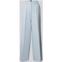BOSS Orange Wide Leg Anzughose mit Bügelfalten Modell 'Tiwi' in Hellblau, Größe 38 von Boss Orange