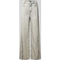 BOSS Orange Wide Leg Jeans aus Baumwoll-Lyocell-Mix Modell 'MARLENE' in Hellgrau, Größe 30/32 BOSS Orange Wide Leg Jeans aus Baumwoll-Lyocell-Mix Modell 'MARLENE' in Hellgrau, Größe 30/32 von Boss Orange