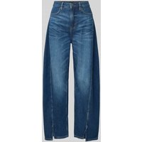BOSS Orange Wide Leg Jeans mit Eingrifftaschen Modell 'BALOON SPLIT' in Dunkelblau, Größe 32 von Boss Orange