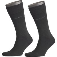 BOSS 2er Pack unifarbene Socken im Feinripp von Boss