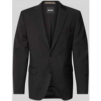 BOSS 2-Knopf-Sakko mit Reverskragen Modell 'Jeckson' in Black, Größe 102 von Boss