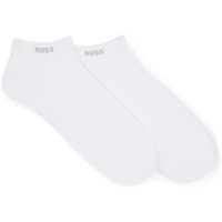 BOSS 2er Pack Sneakersocken mit Stretchanteil und Label-Schriftzug von Boss