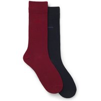 BOSS 2er-Pack Socken aus zweifarbigem Baumwoll-Mix in 42 von Boss