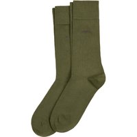 BOSS 2er Pack mittelhohe Socken mit Rippbündchen von Boss