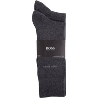 BOSS 2er Pack unifarbene Socken im Feinripp von Boss