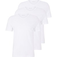 BOSS 3er Pack Unifarbenes Unterhemd mit V-Ausschnitt, Regular Fit in L von Boss