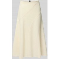 BOSS A-Linien Rock aus gekochter Schurwolle Modell 'VICENA' in Offwhite, Größe 32 BOSS A-Linien Rock aus gekochter Schurwolle Modell 'VICENA' in Offwhite, Größe 32 von Boss