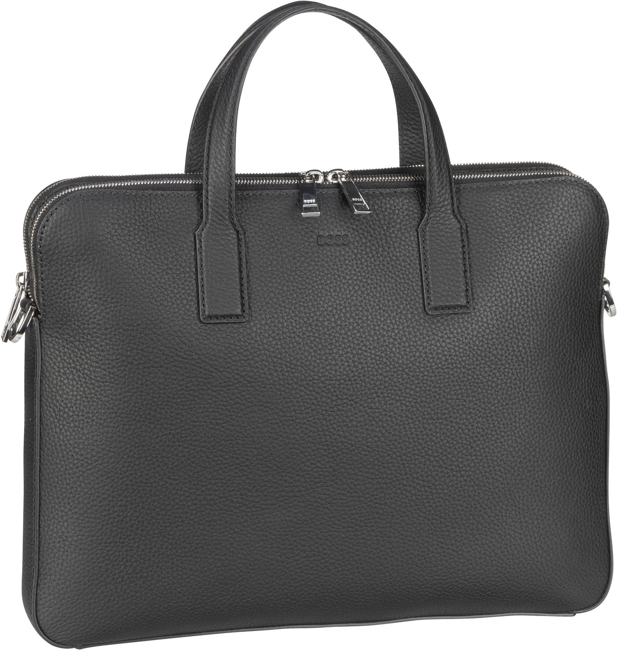 BOSS Crosstown Single Document Case Zips  in Schwarz (6.8 Liter), Aktentasche von Boss