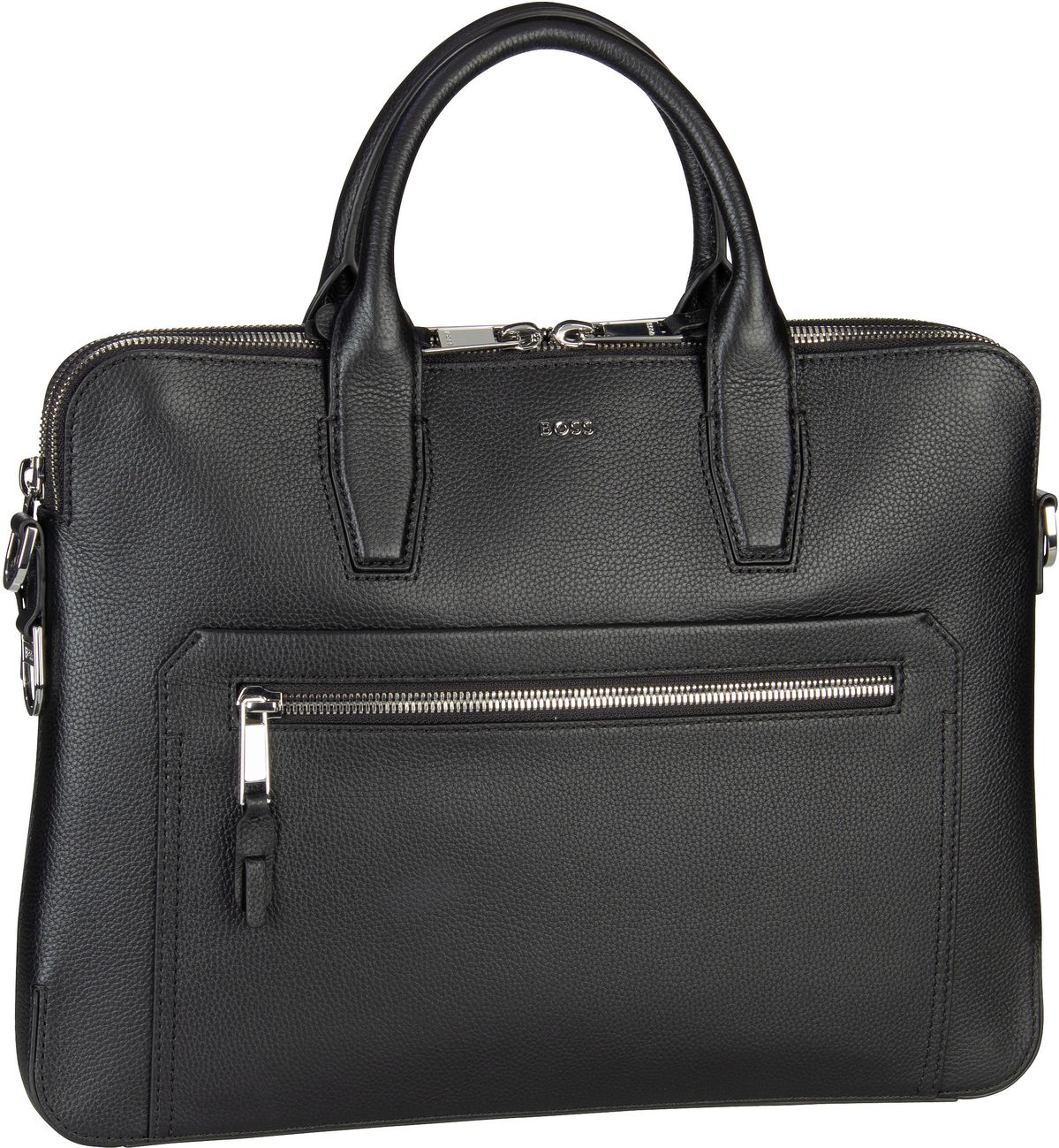 BOSS Highway Slim Document Case  in Schwarz (4.6 Liter), Aktentasche von Boss