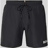 BOSS Badehose mit Label Print Modell 'STARFISH' in Black, Größe XXL BOSS Badehose mit Label Print Modell 'STARFISH' in Black, Größe XXL von Boss