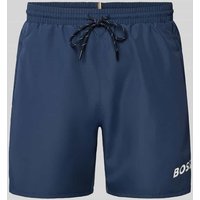 BOSS Badehose mit Label Print Modell 'STARFISH' in Marine, Größe XXL BOSS Badehose mit Label Print Modell 'STARFISH' in Marine, Größe XXL von Boss