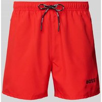 BOSS Badehose mit elastischem Bund Modell 'Dogfish' in Rot, Größe S von Boss