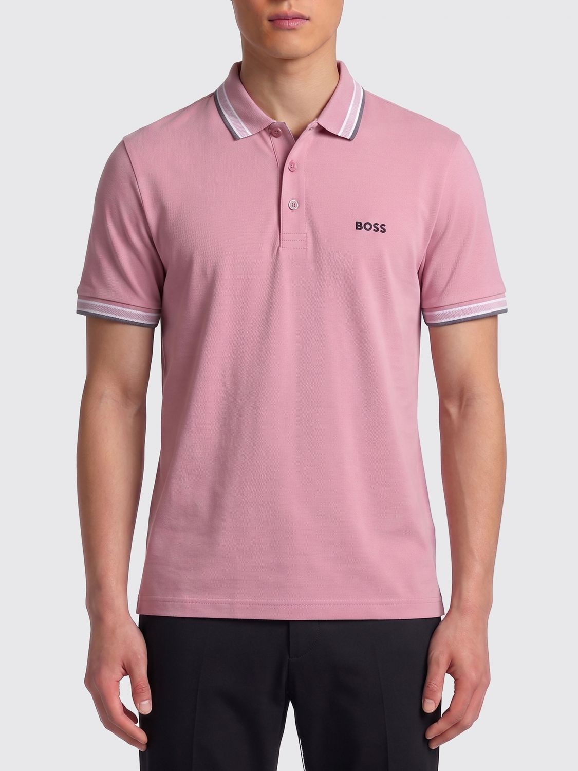 BOSS Basic Baumwoll-Polohemd von Boss