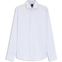 BOSS Baumwollhemd mit Struktur und Haifischkragen, Regular Fit in 43 von Boss