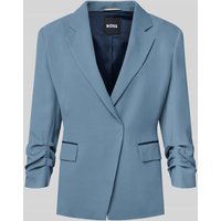BOSS Blazer aus reiner Viskose Modell 'JIA8' in Rauchblau, Größe 38 von Boss