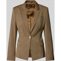 BOSS Blazer mit Brustleistentasche Modell 'Jia' in Cognac, Größe 38 von Boss