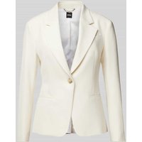 BOSS Blazer mit Brustleistentasche Modell 'Jia' in Offwhite, Größe 38 von Boss