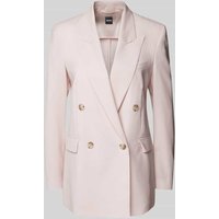 BOSS Blazer mit Brustleistentasche in Hellrosa, Größe 42 von Boss