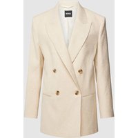 BOSS Black Women Blazer mit Knopfverschluss Modell 'Jarmina' in Sand, Größe 34 von BOSS Black Women