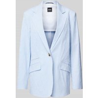 BOSS Black Women Blazer mit Paspeltasche in hellblau in Hellblau, Größe 36 von BOSS Black Women