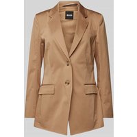 BOSS Black Women Blazer mit Pattentaschen Modell 'Jacketa' in Camel, Größe 36 von BOSS Black Women