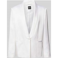 BOSS Blazer mit Reverskragen Modell 'Janka' in Weiss, Größe 32 von Boss
