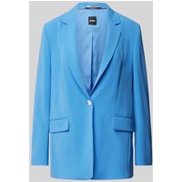 BOSS Blazer mit Reverskragen Modell 'Jocaluah' in Hellblau, Größe 38 von Boss
