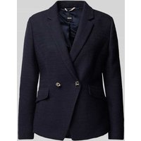 BOSS Blazer mit Strukturmuster Modell 'Jatawa2' in Marine, Größe 40 von Boss