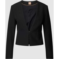 BOSS Black Women Blazer mit V-Ausschnitt Modell 'Jamaisa' in Black, Größe 34 von BOSS Black Women