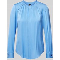 BOSS Bluse aus Seide-Mix Modell 'Banorah' in Hellblau, Größe 42 von Boss