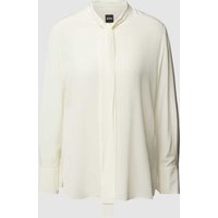 BOSS Black Women Blusenshirt aus Seide Modell 'Bitoa' in Offwhite, Größe 34 von BOSS Black Women