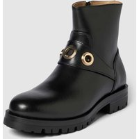 BOSS Black Women Boots in unifarbenem Design Modell 'Helen' in Black, Größe 39 von BOSS Black Women