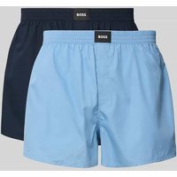 BOSS Boxershorts mit Label-Detail im 2er-Pack in Blau, Größe XXL BOSS Boxershorts mit Label-Detail im 2er-Pack in Blau, Größe XXL von Boss