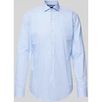 BOSS Slim Fit Business-Hemd mit Haifischkragen Modell 'Hank' in Bleu, Größe 41 von Boss