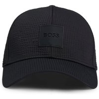 BOSS Cap in Seersucker-Qualität mit Stretch und Label-Aufnäher in 0 von Boss