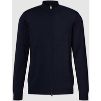 BOSS Cardigan mit Label-Detail Modell 'Balonso' in Dunkelblau, Größe XXXL von Boss